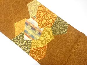 切り嵌め名物裂織出し袋帯